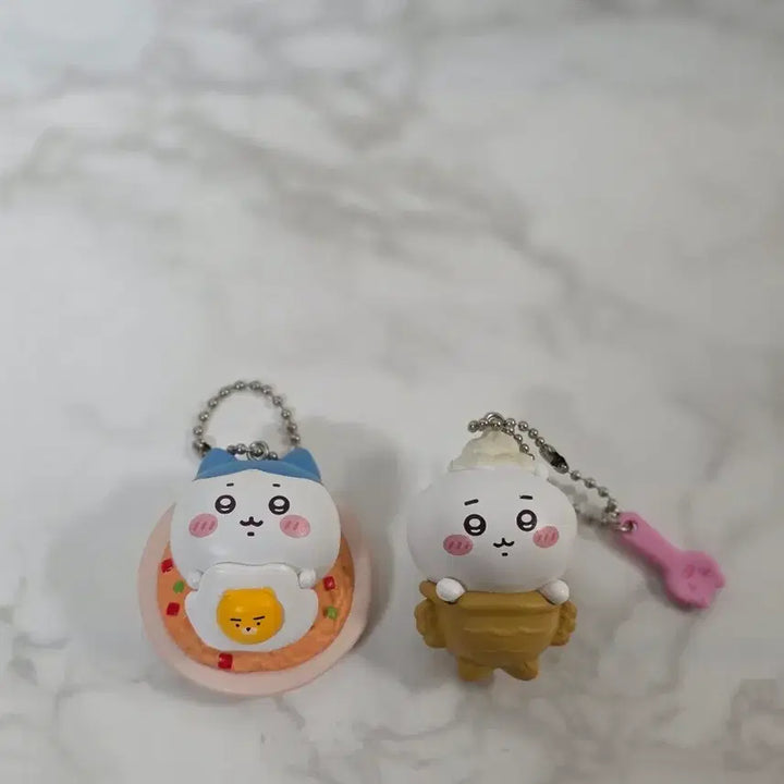 [BUNJANG] Kakao x Chiikawa Charm Set (2 pcs) / 카카오 먼작귀 치이카와 키링 2개 세트