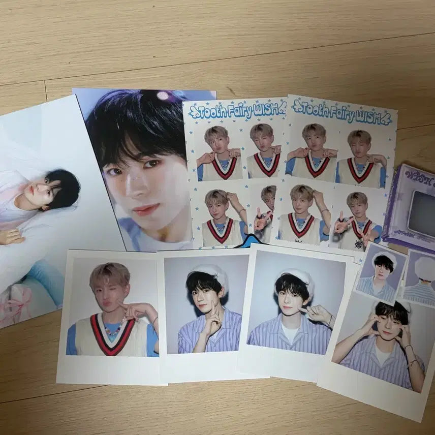 [BUNJANG] NCT WISH Yushi Signed Polar Photo Bag Collect Book 4-Cut Photo Set Bundle / 엔시티위시 유우시 시그 폴라 포토백 콜랙트북 네컷포토세트 일괄 급처