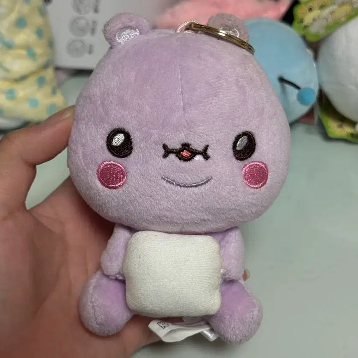 [BUNJANG] Monsta X Hyungwon Ttuckgom Doll Keychain / 몬스타엑스 투턱곰 형원 지지곰 인형키링