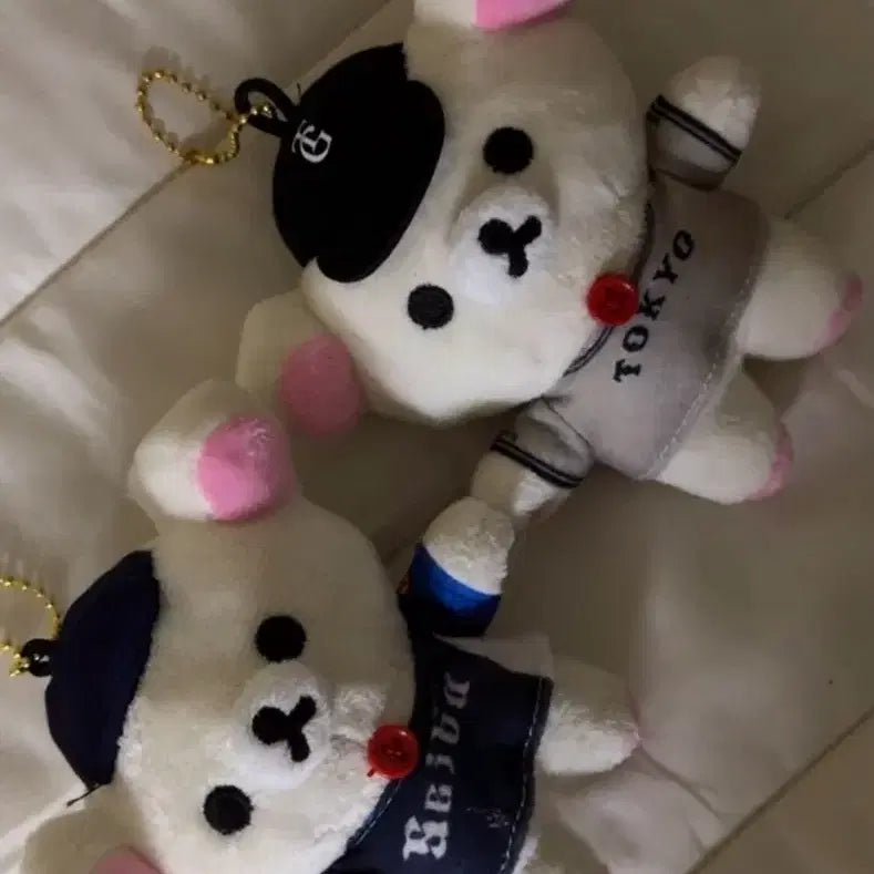 [BUNJANG] Rilakkuma Korilakkuma Doll Keychain Set / 코리락쿠마인형키링세트