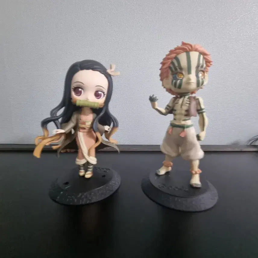 [BUNJANG] Demon Slayer Q posket Figure Set of 2 (Akaza, Nezuko) / 귀멸의 칼날 Q posket 피규어 2종 세트