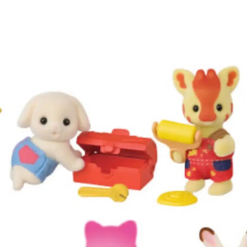 [BUNJANG] Sylvanian Families Baby Peacock Architect Blind Bag Flora Rabbit / 실바니안 아기 공작 건축가 블라인드백 기린 플로라 토끼