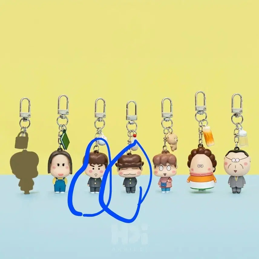 [BUNJANG] Atta Mama Dong Dong Yi Han Dol Yi Figure Keychain / 배송중) 아따맘마 키링 피규어 동동이 한돌이 분철 판매