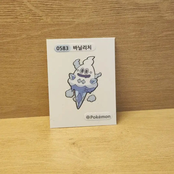 [BUNJANG] Pokemon Vanillish Sticker / [포켓몬스터] 포켓몬 띠부씰 바닐리치