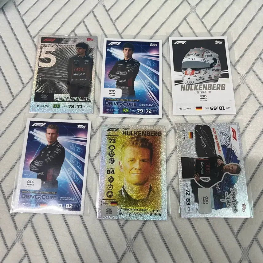 [BUNJANG] F1 Topps Turbo Attax Sports Cards - Nico Hulkenberg &amp; Valtteri Bottas / 하스 가브리엘 보톨레토 니코 훌켄버그 26 F1 탑스 터보 어택스 스포츠 카드 Topps turbo attax Sports cards
