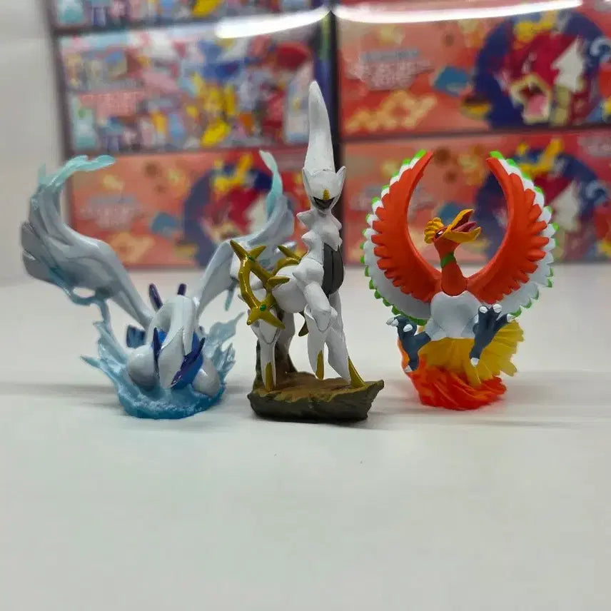 [BUNJANG] Nintendo Pokemon HeartGold SoulSilver Exclusive Arceus, Ho-Oh, Lugia Figure Set / 닌텐도 포켓몬스터 하트골드 소울실버 한정 특전 피규어