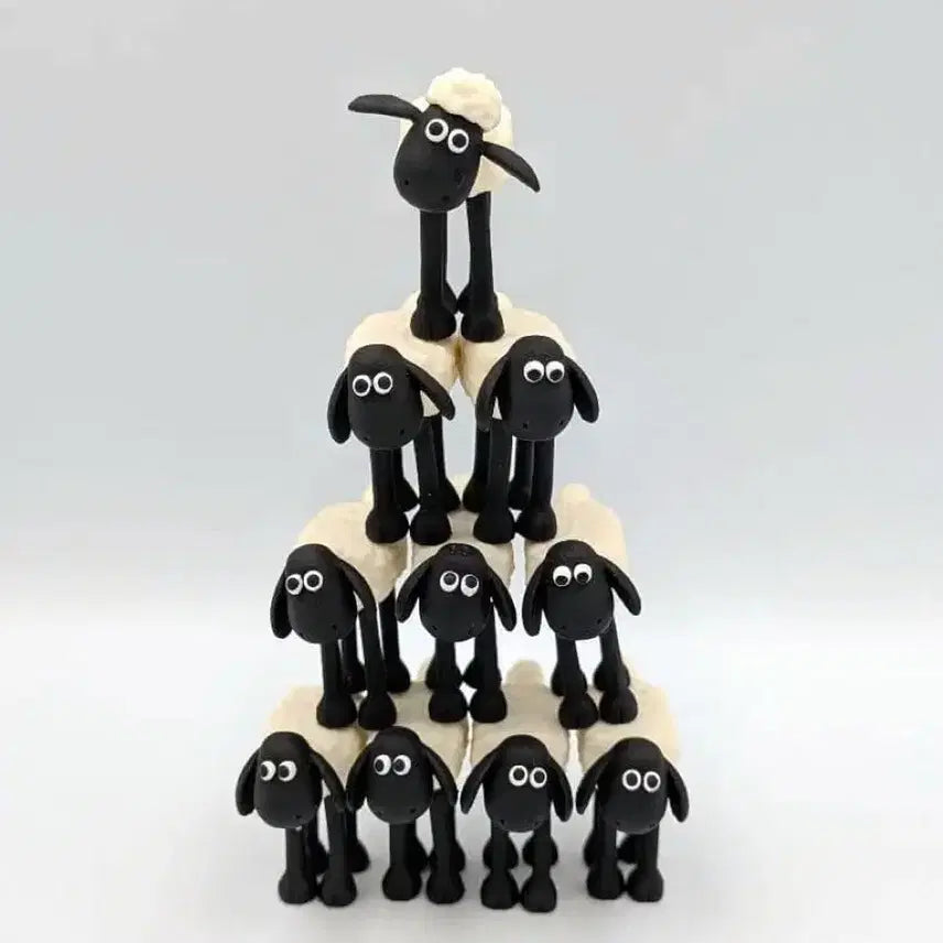 [BUNJANG] Shaun the Sheep Stacking Figure / 숀더쉽 쌓기 피규어