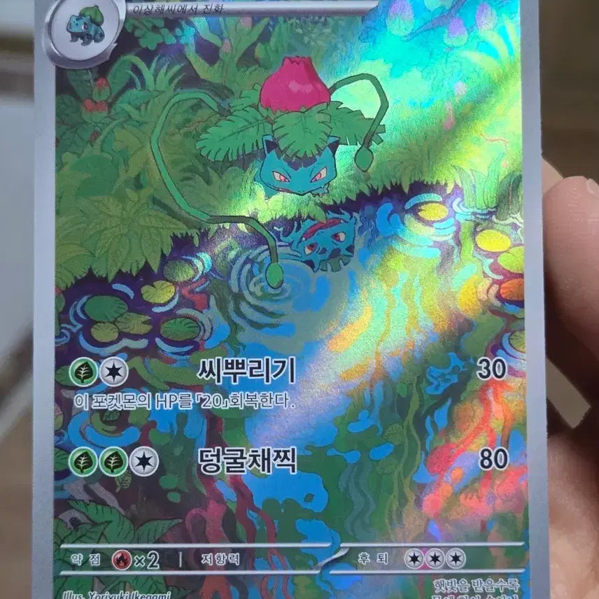 [BUNJANG] Pokemon Card Venusaur AR / 포켓몬카드 이상해풀 AR