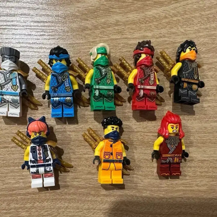 [BUNJANG] LEGO Ninjago Tournament Dojo Minifigure Bundle Set / 레고 닌자고 소스 토너먼트 도복 미니피겨 8개 일괄