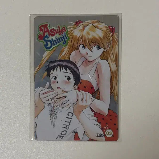 [BUNJANG] Evangelion Shinji Asuka Wafer Card / 에반게리온 에바 신지 아스카 미소녀 웨하스 카드 포토카드 포카