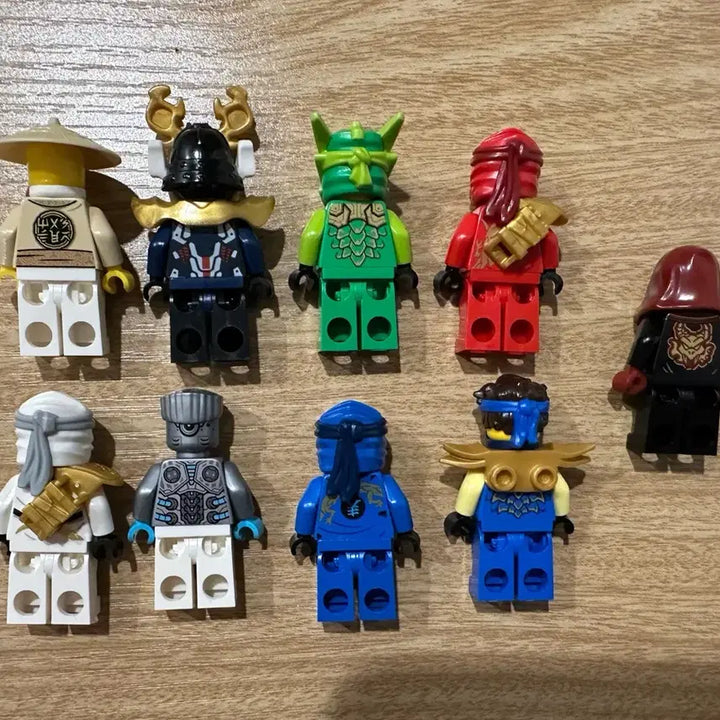 [BUNJANG] LEGO Ninjago Minifigure Bundle Set (9 pieces) / 레고 닌자고 미니피겨 일괄 9개