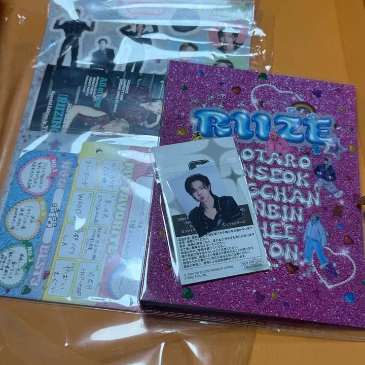 [BUNJANG] RIIZE Japan Membership Kit Benefit Wonbin Photocard Holder / 라이즈 일본 멤버십 키트 특전 원빈 브리즈 재팬 양도