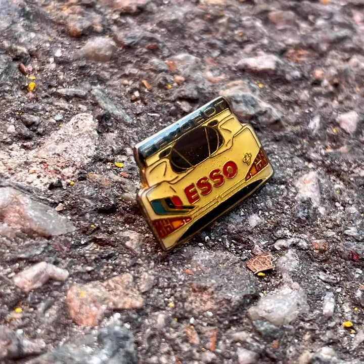 [BUNJANG] Peugeot x Esso Racing Car Vintage French Badge Pin Brooch / PEUGEOT X ESSO 에쏘 푸조 레이싱카 프랑스뱃지 빈티지뱃지 핀브로치 A254