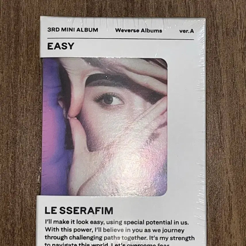 [BUNJANG] LE SSERAFIM EASY Weverse Album Version A (Sealed) / 미개봉 르세라핌 이지 앨범 위버스 앨범 버전