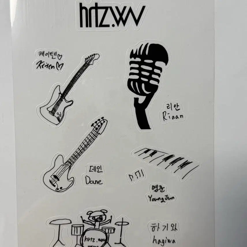 [BUNJANG] Hats:wave Sticker Set / 하츠웨이브 스티커