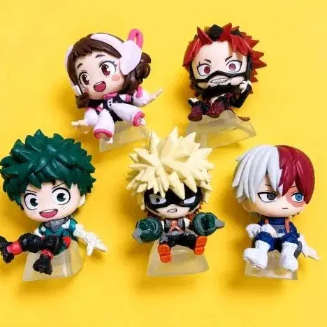 [BUNJANG] My Hero Academia 5-Figure Chibi Set (Japanese Domestic) / 나의 히어로 아카데미아 피규어5종세트