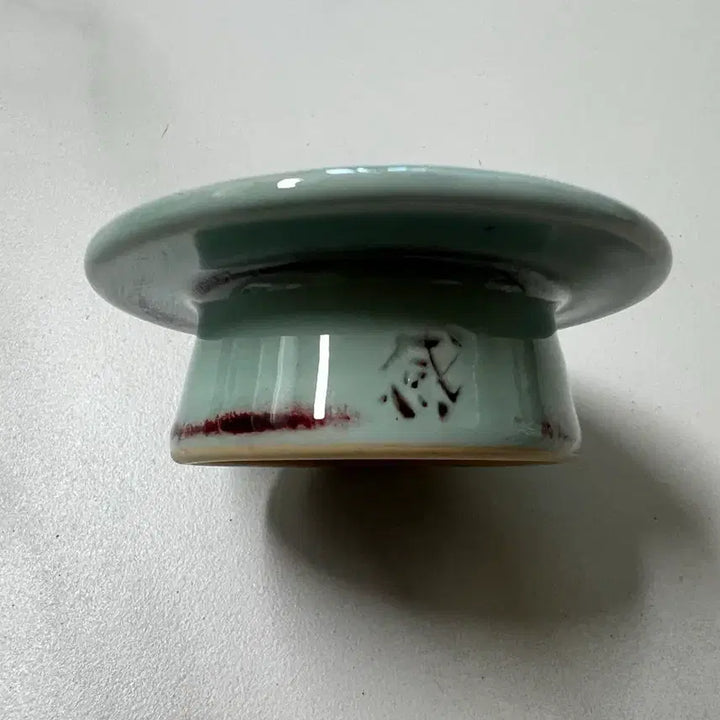 [BUNJANG] Handmade Celadon Porcelain Mini Dish (Diameter 7cm, Height 3cm) / [새상품] 수제 셀라돈 도자기 미니 굽다시 (지름 7cm, 높이 3cm)