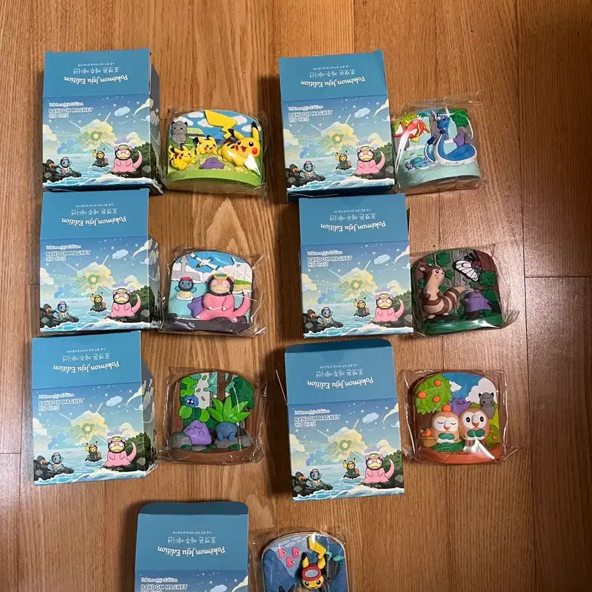 [BUNJANG] Pokemon Jeju Edition Random Magnet Collection Full Set / 포켓몬 제주 에디션 랜덤 마그넷 컬렉션 풀세트