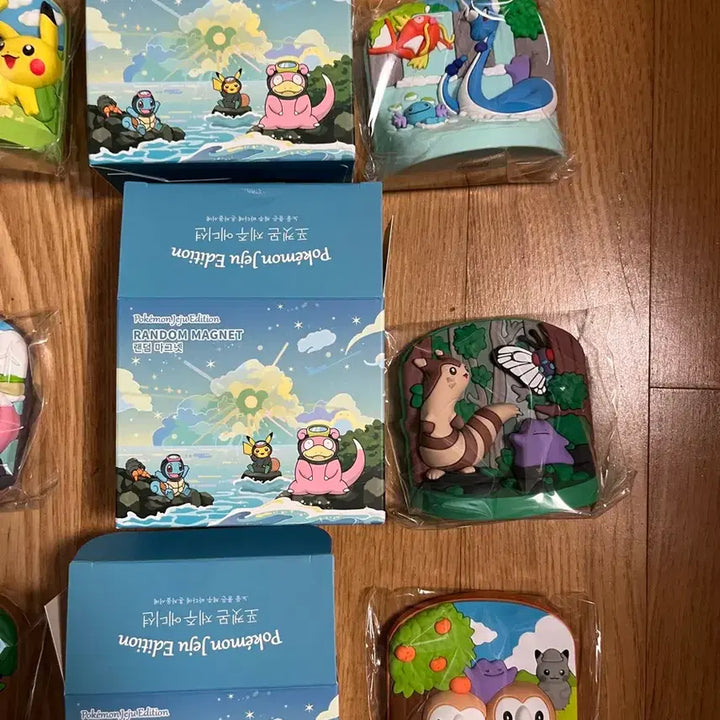 [BUNJANG] Pokemon Jeju Edition Random Magnet Collection Full Set / 포켓몬 제주 에디션 랜덤 마그넷 컬렉션 풀세트