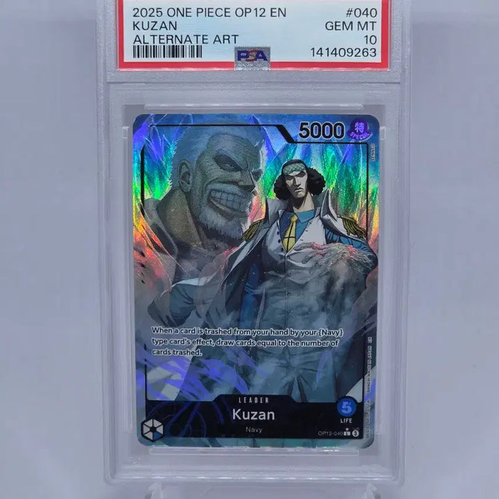 [BUNJANG] One Piece OP12 Silver Rayleigh Alternate Art Leader Card / 2025 원피스 op12 사제의연 리더페레 레일리 루피 가프 쿠잔