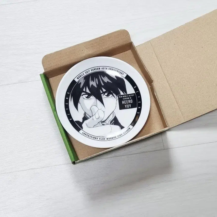 [BUNJANG] Gundam Wing Heero Yuy Petite Plate Dish / 건담w 윙 건담카페 히이로 쁘띠플레이트 접시 굿즈 판매