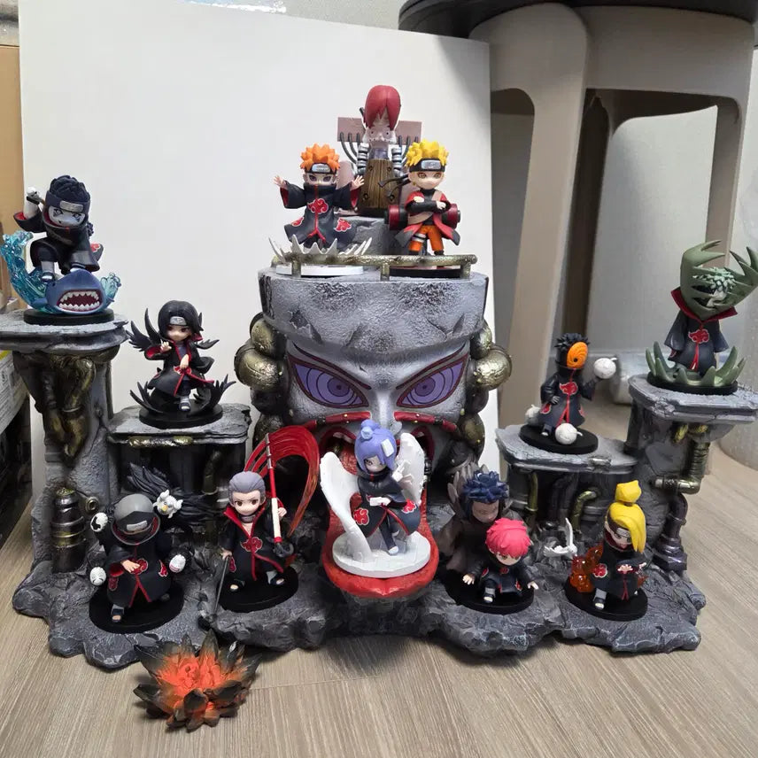 [BUNJANG] Pop Mart Akatsuki Nagato &amp; Naruto All Figures (Opened, No Diorama) / [개봉양품] 다오라마 제외 팝마트 아카츠키 [히든 나가토,나루토] 포함 전종 팝니다