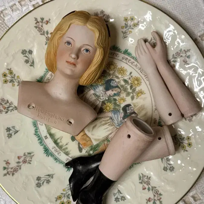 [BUNJANG] Vintage Porcelain Head Doll Parts / 포셀린 헤드돌