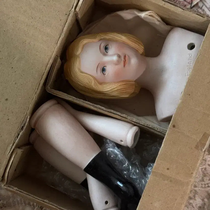 [BUNJANG] Vintage Porcelain Head Doll Parts / 포셀린 헤드돌