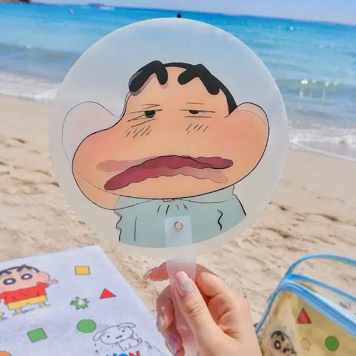 [BUNJANG] Crayon Shin-chan Character Hand Fan / 짱구는못말려 캐릭터 부채 손부채
