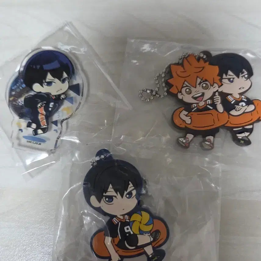 [BUNJANG] Haikyuu!! Hinata Kageyama Gacha Set (3 Types) / 하이큐 히나타 카게야마 가챠 3종 일괄 판매합니다~