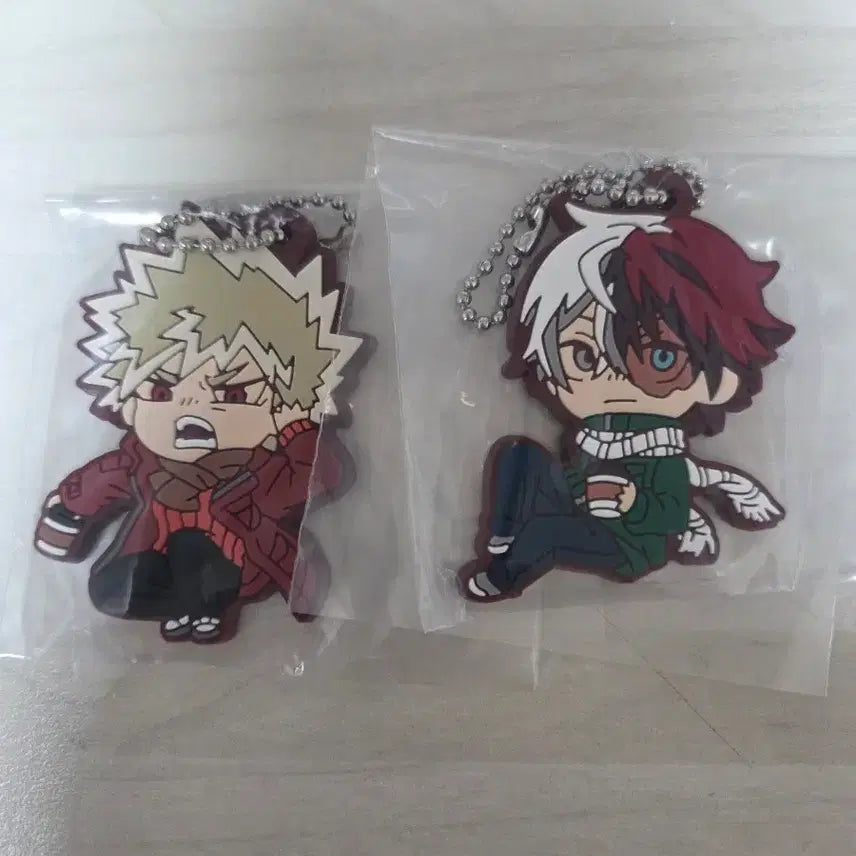 [BUNJANG] My Hero Academia Bakugo Todoroki Strap Bundle Set / 나의 히어로 아카데미아 바쿠고 토도로키 스트랩 일괄 판매합니다\