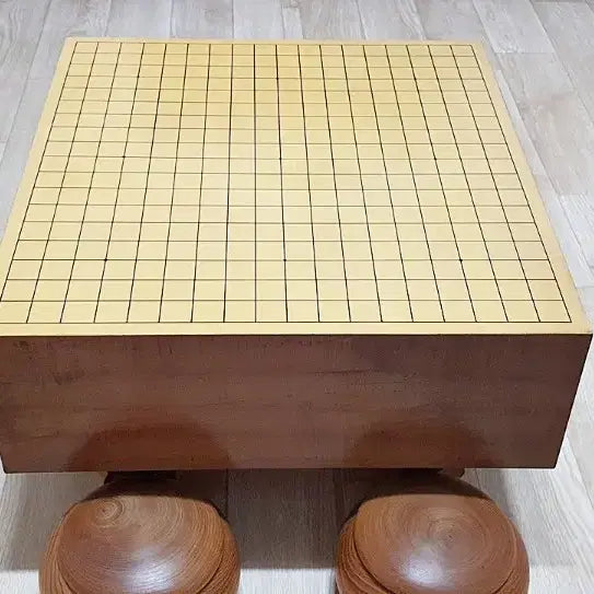 [BUNJANG] Ilseok Moon In-hwan Celadon Board and Shell Stone Go Set / 바둑판  신비자 명품 바둑판 조개바둑돌