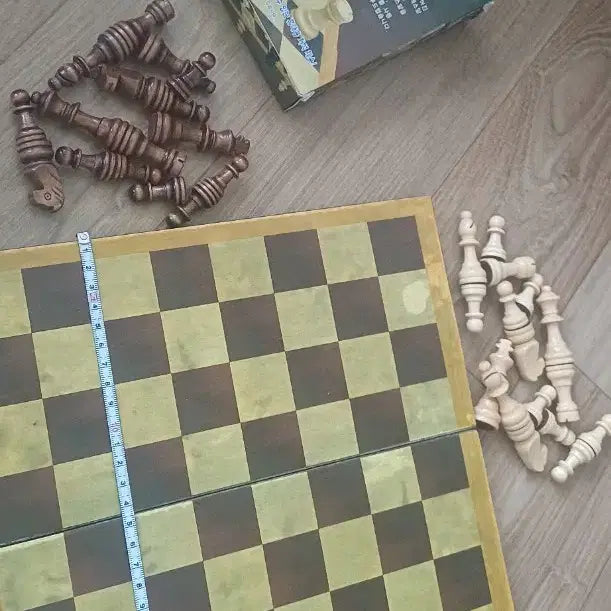 [BUNJANG] Wooden Magnetic Chess Game / 원목 자석 체스 게임