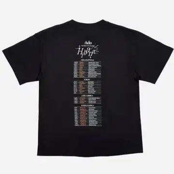 [BUNJANG] Ado Hibana Tour T-Shirt 2XL / 아도 히바나 투어 티셔츠 2XL