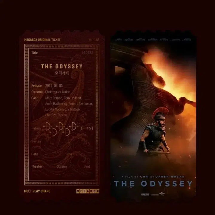 [BUNJANG] Odyssey Original Ticket / 오디세이 오리지널 티켓