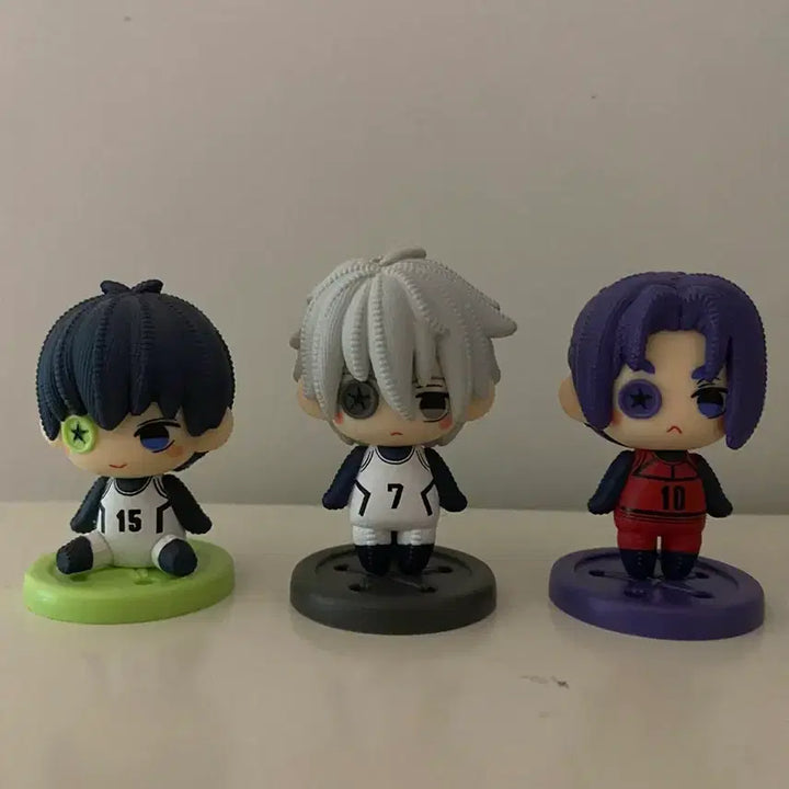 [BUNJANG] Blue Lock Nui Cake Button Gacha Nagisa, Reo, Isagi Bundle Set / 블루록 누이카케 단추가챠 나기 레오 이사기 일괄