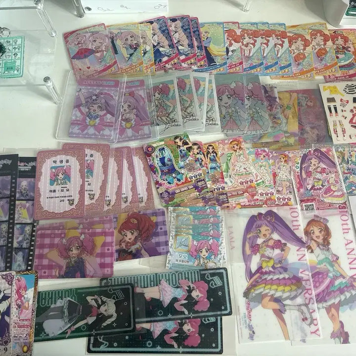 [BUNJANG] Aikatsu! &amp; Star☆Twinkle Precure! Acrylics, Gacha, Can Badges Bundle Set / 아이카츠/스타파라 굿즈 판매
