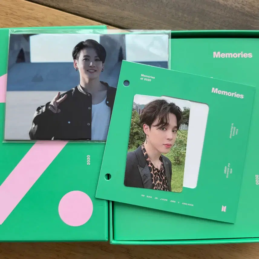 [BUNJANG] BTS 2020 Memories Blu-ray Jimin Photocard &amp; Paper Frame Set / 방탄소년단 BTS 2020 메모리즈 블루레이 지민