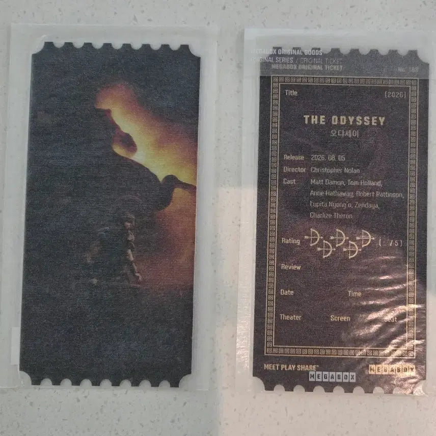 [BUNJANG] Megabox Odyssey Original Ticket / 메가박스 오디세이 오티 오리지널 티켓