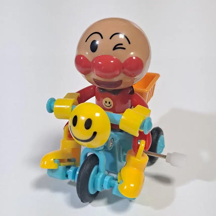 [BUNJANG] Anpanman Wind-up Doll Figure / 호빵맨 자전거 태엽 인형 피규어