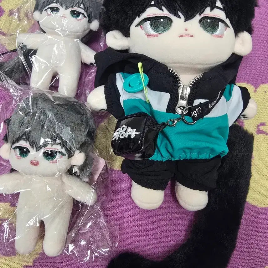 [BUNJANG] PLAVE Hamin Eureunnyangyi, Wanyangyi, Ppanggeuthamin Plushie Bundle Set / 플레이브 하민 으른냥이+와냥이+빵긋하민 일괄