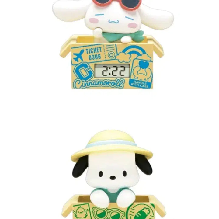 [BUNJANG] Sanrio Characters Cardboard Clock Vol. 3 Full Set (5 Types) / 산리오 캐릭터즈 골판지시계 3탄 5종풀셋