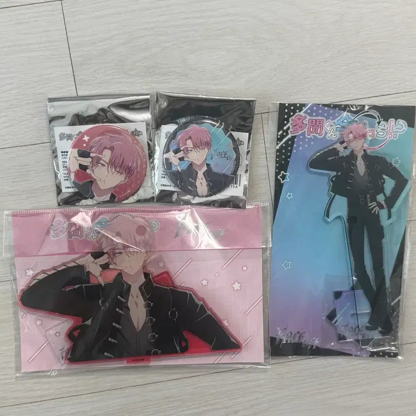 [BUNJANG] Taemon F/ACE OFF Pop-up Acrylic Stand &amp; Can Badge Bundle Set / 타몬군 지금 어느쪽?! F/ACE OFF 팝업 아크릴스탠드 캔뱃지