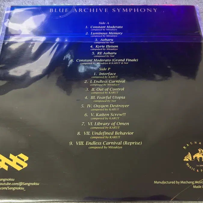 [BUNJANG] Blue Archive Symphony Orchestra Arrangement LP Album (Sealed) / 블루 아카이브 심포니 오케스트라 LP 앨범 미개봉 판매 합니다!