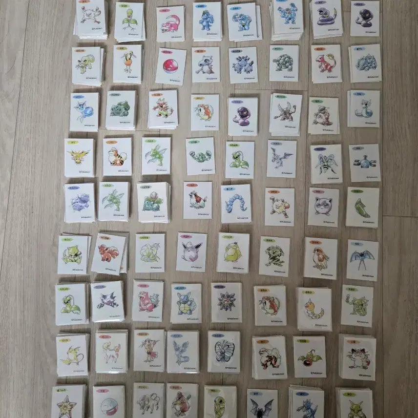 [BUNJANG] Pokemon Stickers / 포켓몬 띠부씰 판매