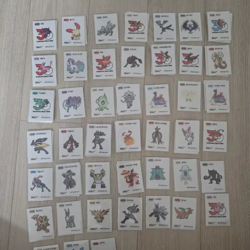 [BUNJANG] Pokemon Stickers / 포켓몬 띠부씰 판매