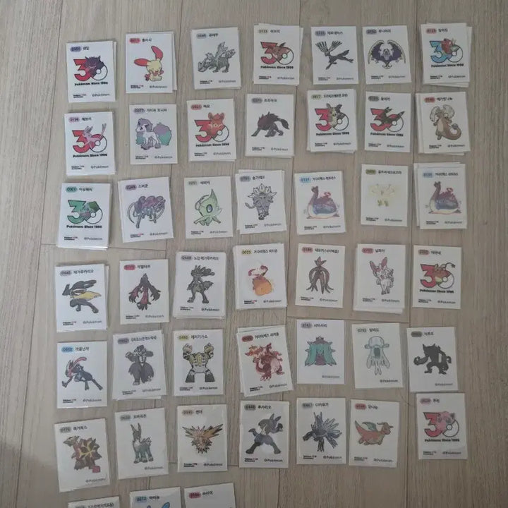 [BUNJANG] Pokemon Stickers / 포켓몬 띠부씰 판매