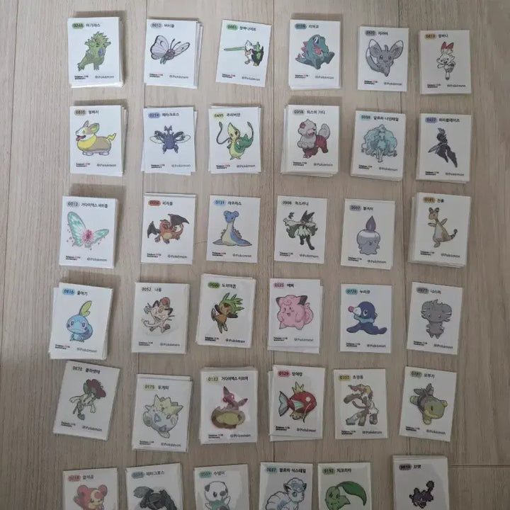 [BUNJANG] Pokemon Stickers / 포켓몬 띠부씰 판매