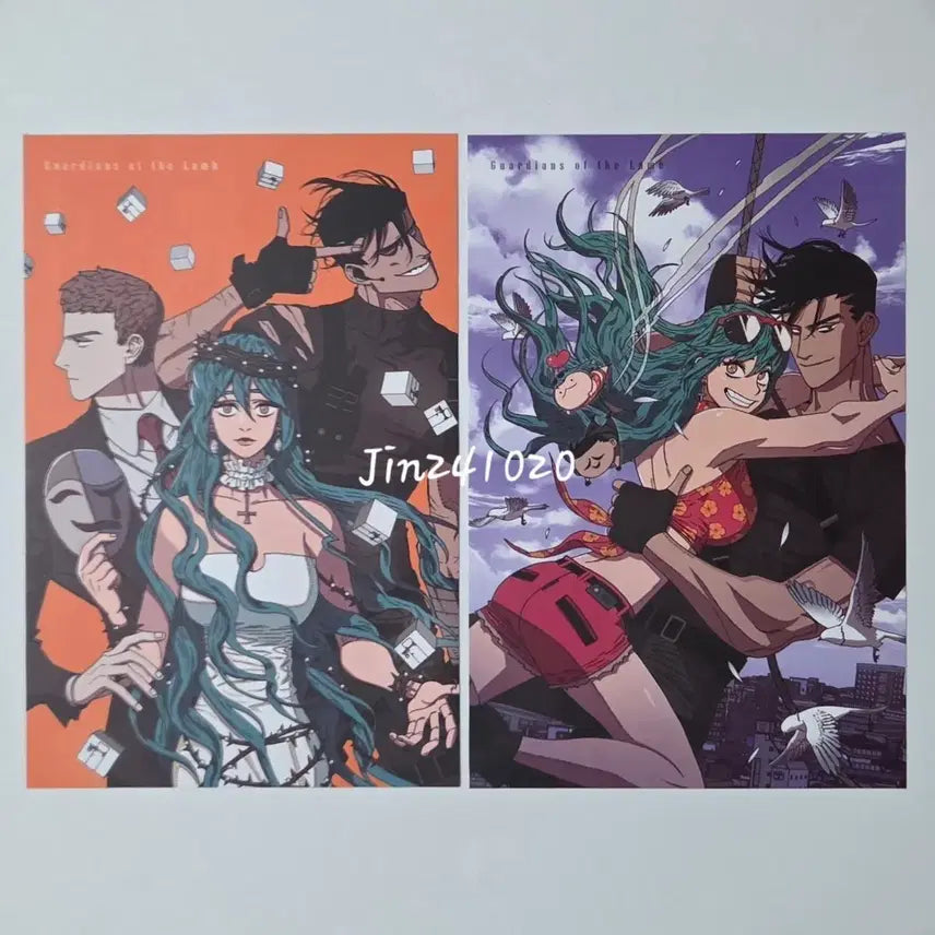 [BUNJANG] Guardian of the Wolves Vol. 1 &amp; 2 Limited Edition Postcard Set / [8/8까지] 양의 사수 1,2권 초판 한정 엽서