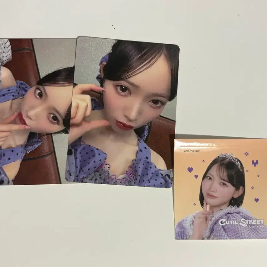 [BUNJANG] CUTIE STREET Manabe Nagisa Photocard &amp; Sticker Set / CUTIE STREET 마나베 나기사 한국 팝업 토레카, 스티커 (큐티스트리트, 큐스토)